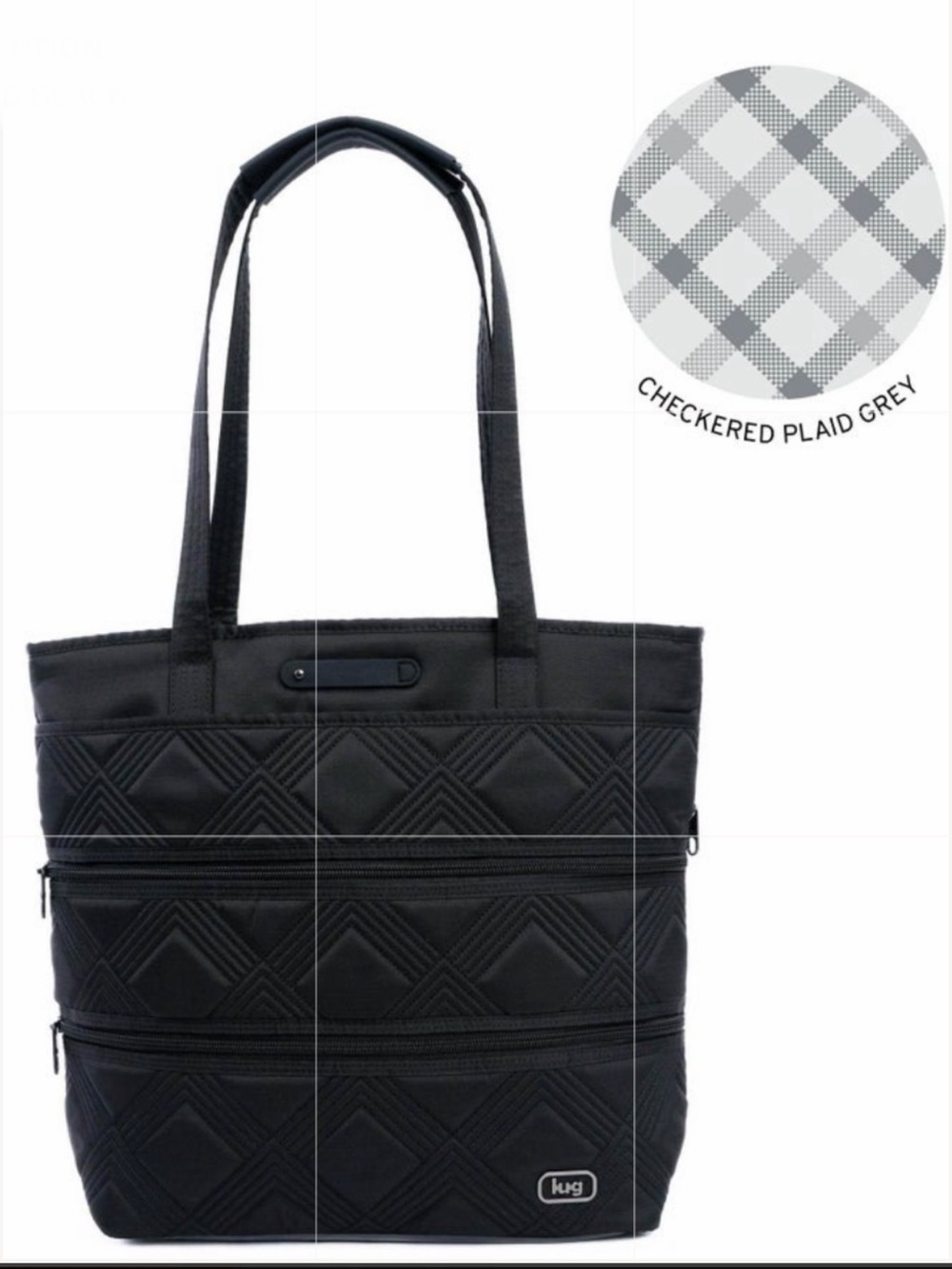 Lug Legacy Collection Taxi Tote Bag Brushed Black